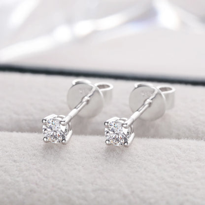 Classic 4-Claw Stud Earrings